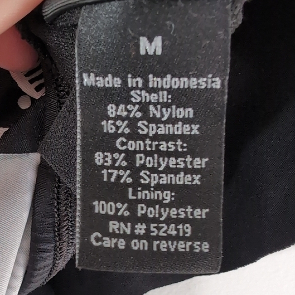 APT. 9 | Black And White Swim Tank Crop Top Size M - Picture 6 of 9